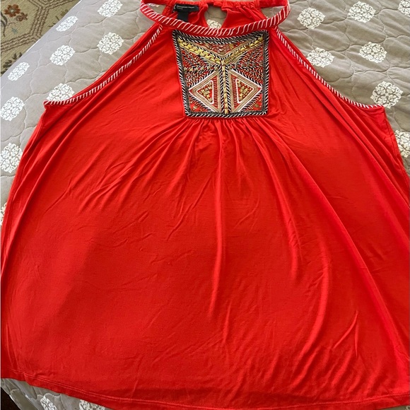 Macy’s INC orange tank top - Picture 2 of 2